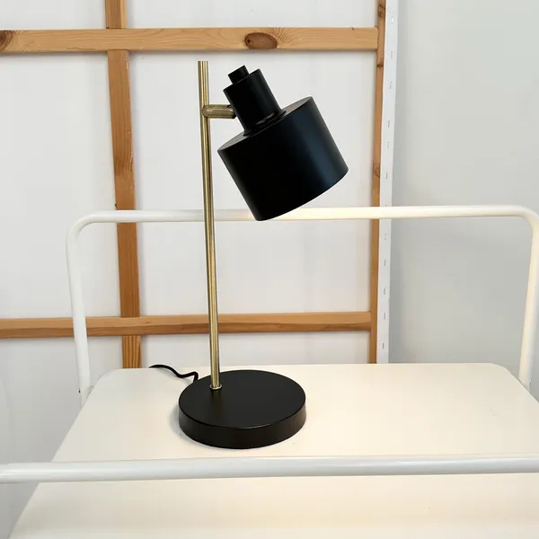 Ocean Bordlampe Sort/ Messing