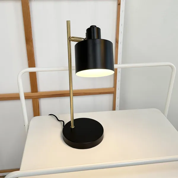 Ocean Bordlampe Sort/ Messing