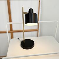 Ocean Bordlampe Sort/ Messing