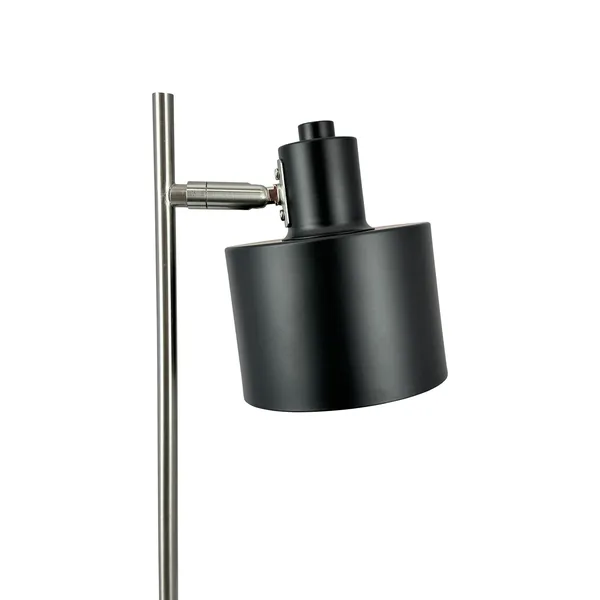 Ocean Bordlampe Sort/Børstet Stål