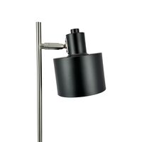 Ocean Bordlampe Sort/Børstet Stål