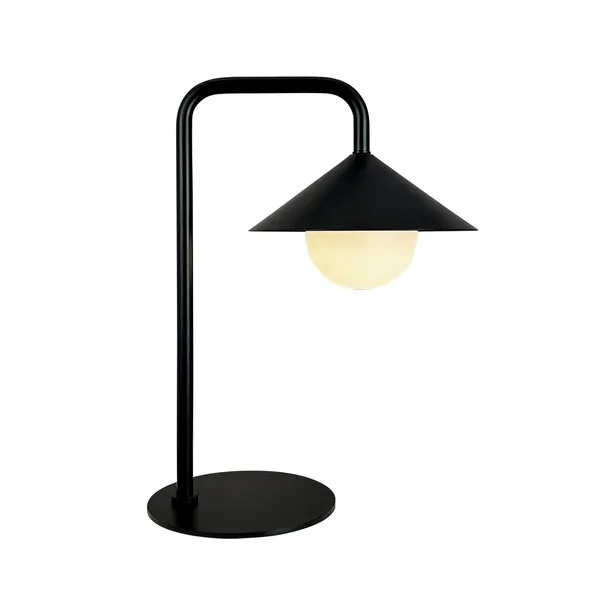 NOVA Outdoor Table Lamp With Light Ball Black