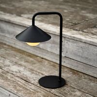 NOVA Outdoor Table Lamp With Light Ball Black