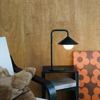 NOVA Outdoor Table Lamp With Light Ball Black