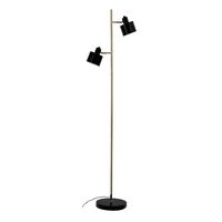Ocean Gulvlampe Sort/Messing