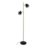 Ocean Gulvlampe Sort/Messing