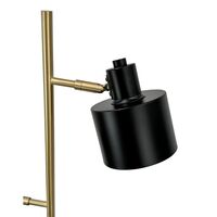 Ocean Gulvlampe Sort/Messing