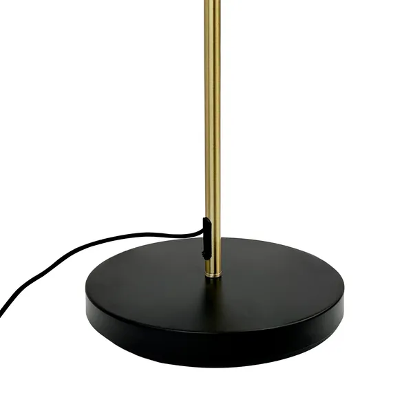 Ocean Gulvlampe Sort/Messing