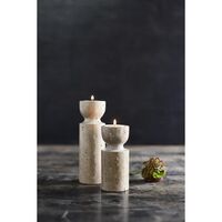 Minerva Theelichthouder Set van 2 Crème