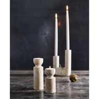 Minerva Theelichthouder Set van 2 Crème