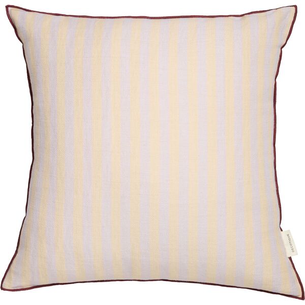 Outline Stripe Pute 50x50 Lilla