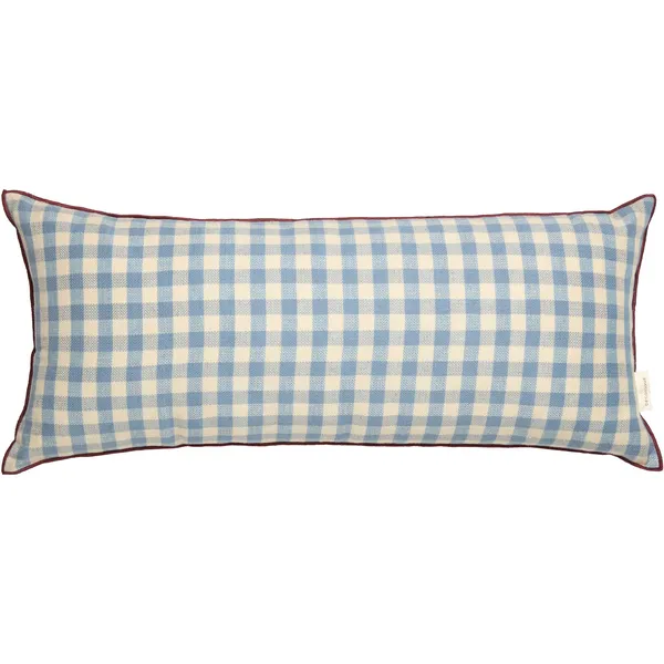 Outline Check Cushion 30x70 Blue