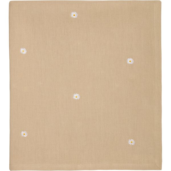 Daisy Tablecloth 140x240 cm Beige