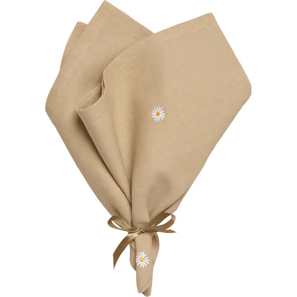 Daisy Servilleta Set de 2 Beige