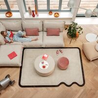 Teppich, Nicht Gerade, Grand Carpet 290x200, Cremebraun