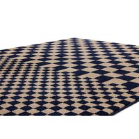 Teppe Square Affair Teppe 230x160 Blå- Beige