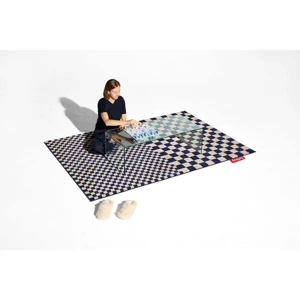 Carpet Square Affair Carpet 230x160 Blue- Beige
