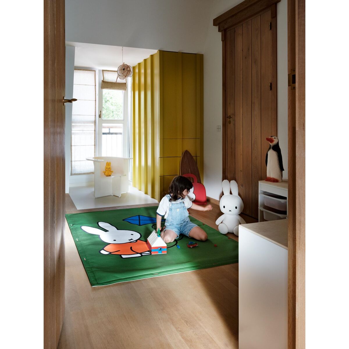 Flying Carpet x Miffy Rug 140x180 Orange