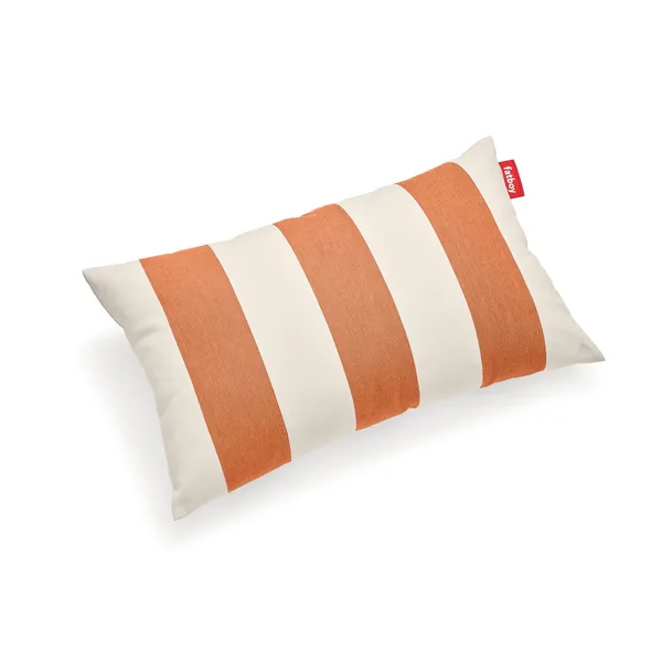 King Pillow 66x40 cm Stripe Orange Cream