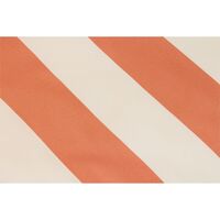 King Pillow 66x40 cm Stripe Orange Cream