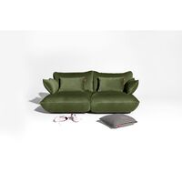 King Pillow 66x40 cm Velvet Deep Green