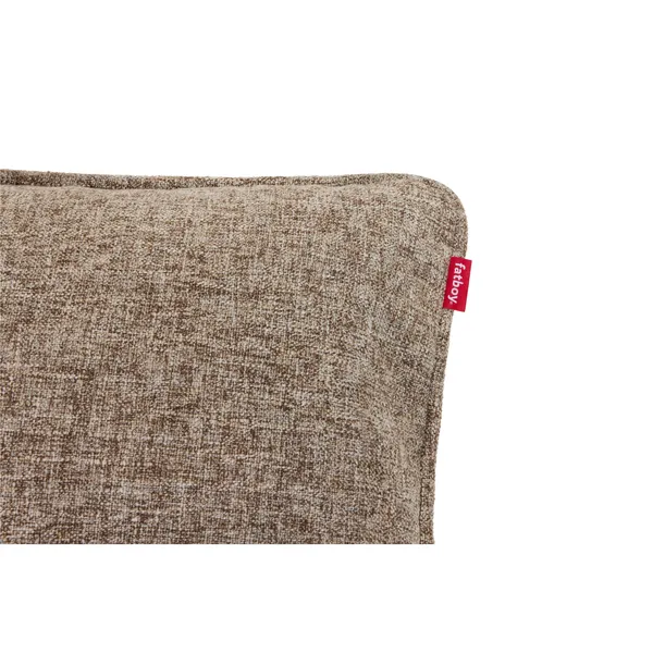 Coussin en Boucle Recyclée Brun