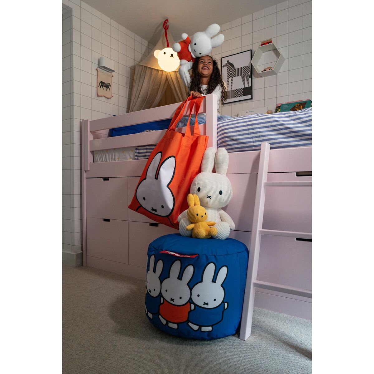 Point x Miffy Puff Blå