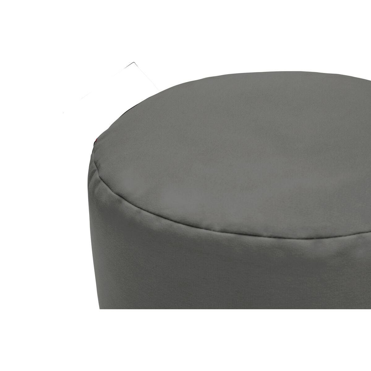 Point Pouf Aus Recyceltem Canvas, Anthrazitgrau