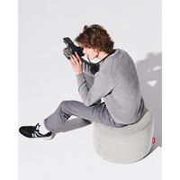 Point Återvunnen Canvas Puff Cool Grey