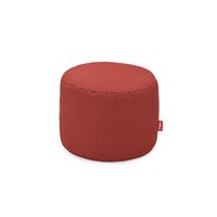 Point Pouf Aus Recyceltem Canvas, Merlotrot