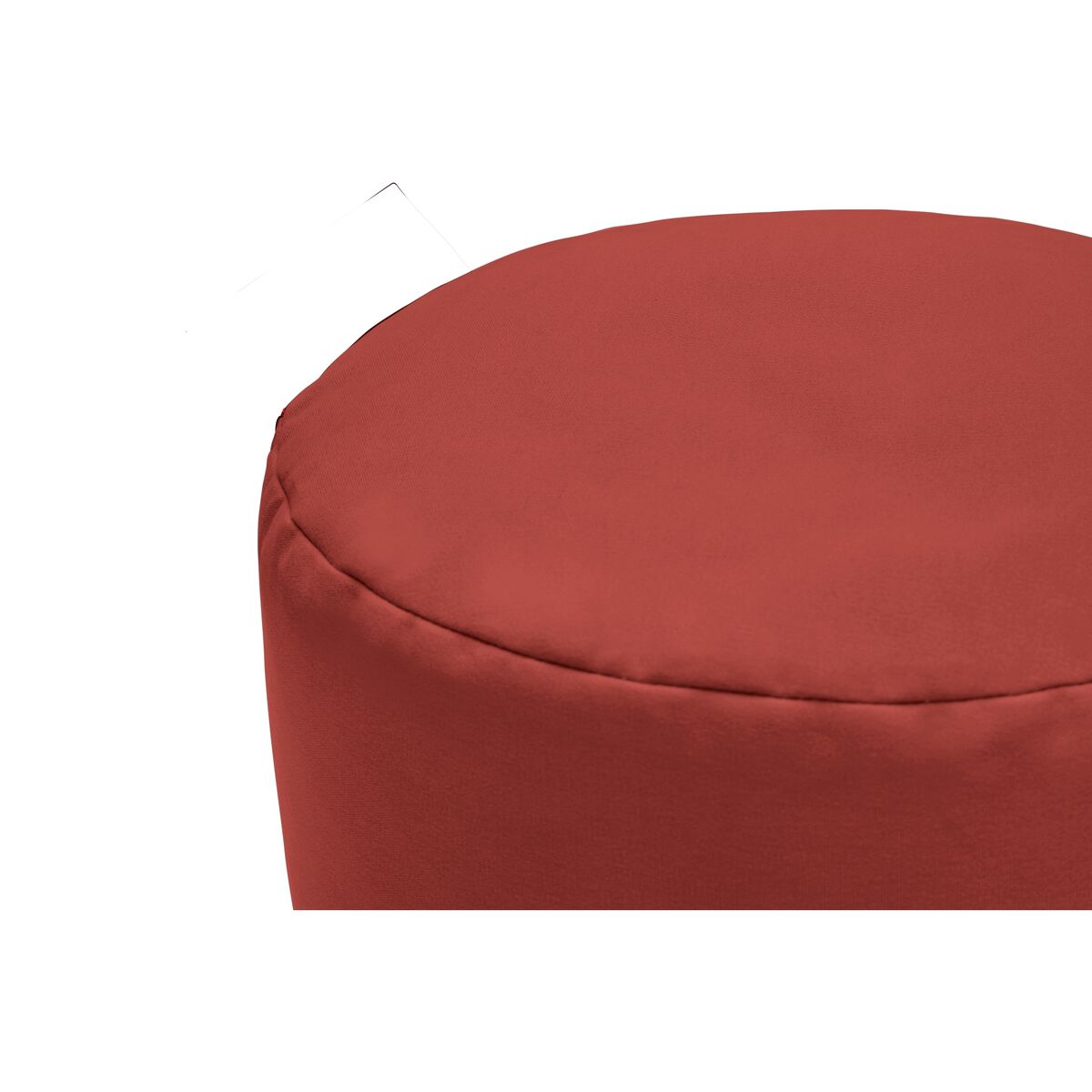 Point Pouf Aus Recyceltem Canvas, Merlotrot