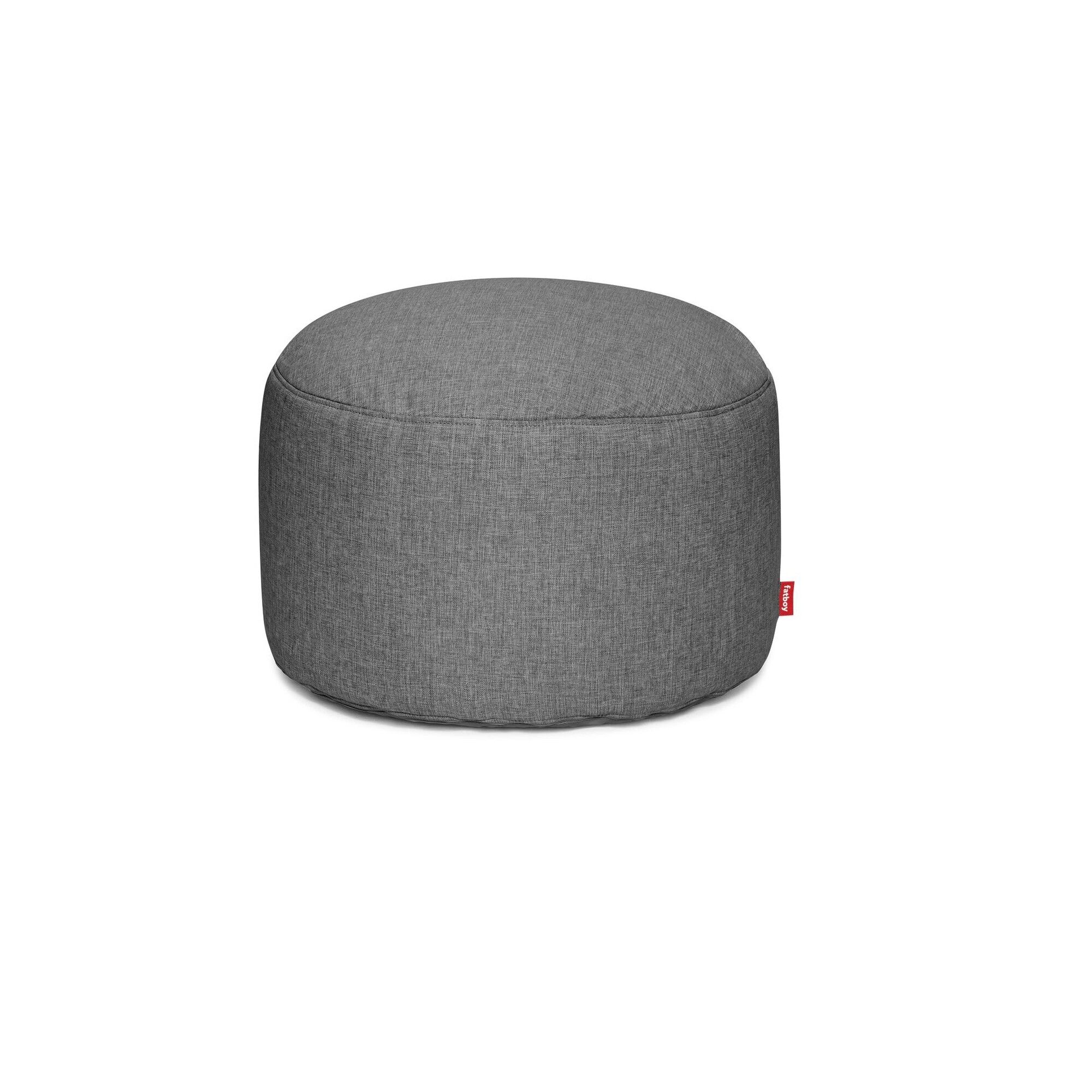 Pouf D'extérieur Point, Grand, Gris Roche
