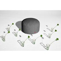 Point Outdoor Pouf Large Rock Grey