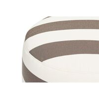 Point Outdoor Pouf Large Stripe Cacao