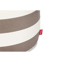 Point Outdoor Pouf Large Stripe Cacao