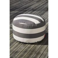 Point Outdoor Pouf Large Stripe Cacao
