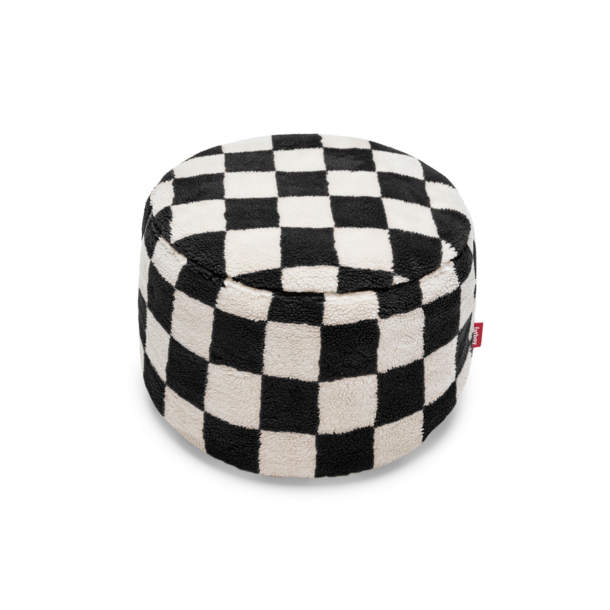 Point Teddy Chess Puff, Svart Ecru
