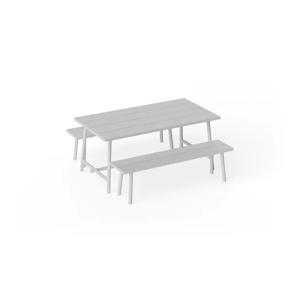 Fred's Garden Table Medium Light Gray