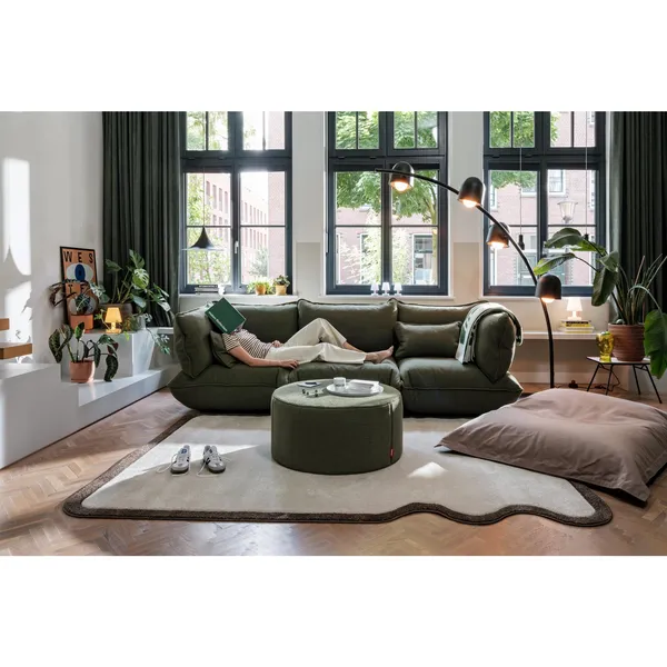 Sumo Armrest Boucle/Leaf Green