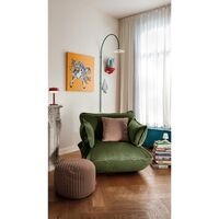Sumo Recycled Velvet Armrest Deep Green