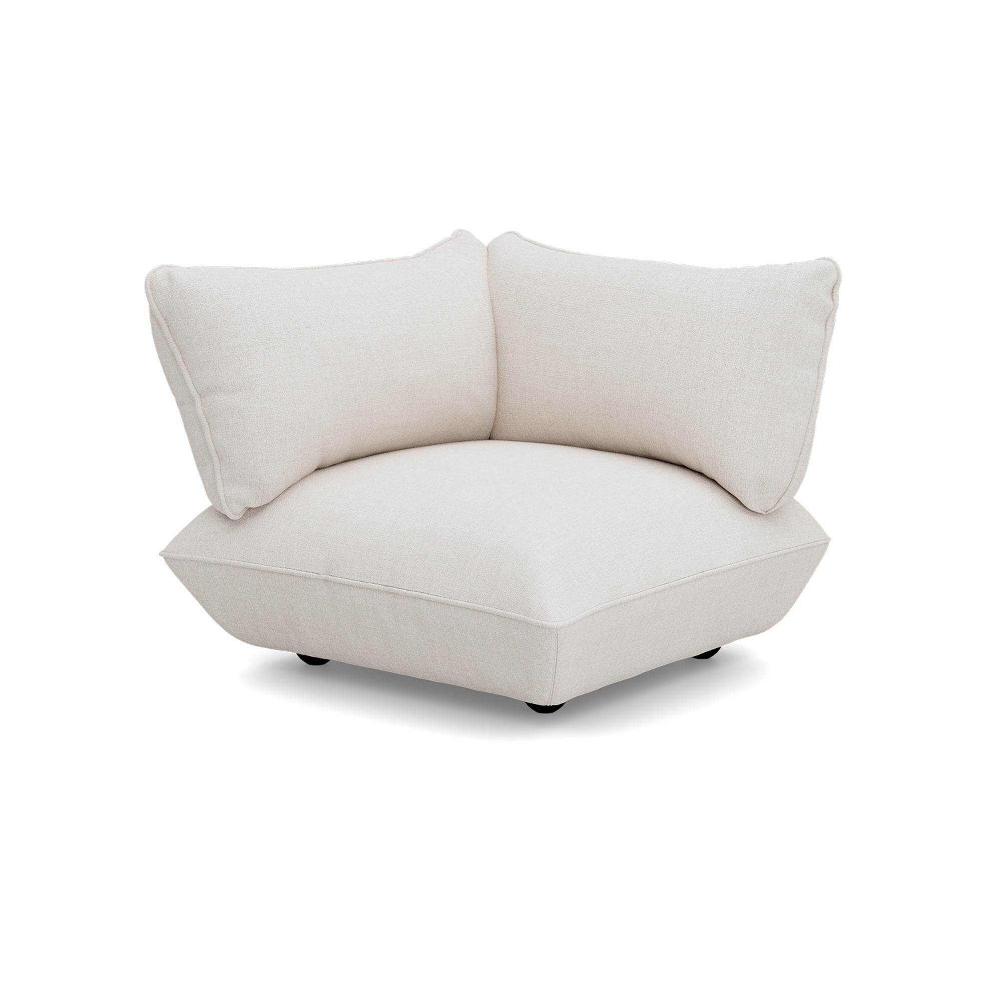 Sumo Recycled Boucle Hjrnesde Creme