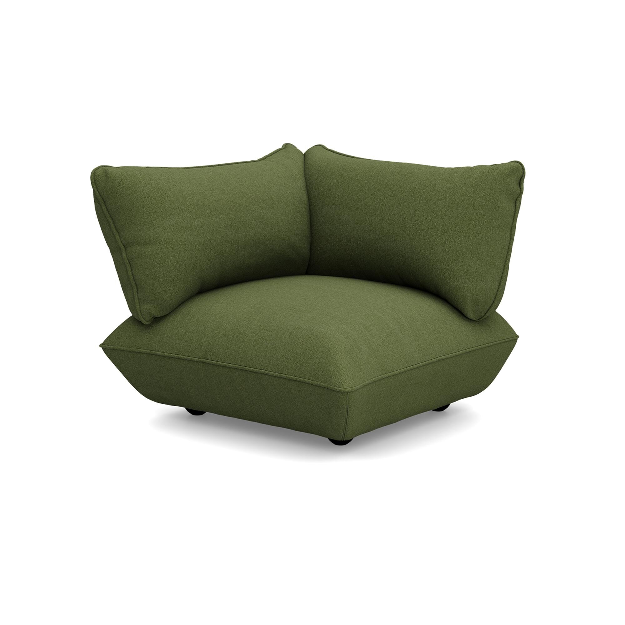 Sumo Recycled Boucle Hjrnesde Leaf Green