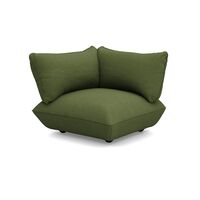 Sumo Ecksofa Aus Recyceltem Bouclé, Blattgrün