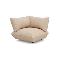 Siège D'angle Gauche Sumo en Corde Recyclée Beige