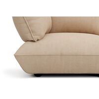 Siège D'angle Gauche Sumo en Corde Recyclée Beige