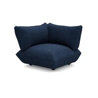 Sumo Recycled Cord Corner Seat Left Deep Blue