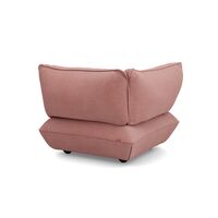 Siège D'angle Gauche Sumo en Corde Recyclée Rose Pâle