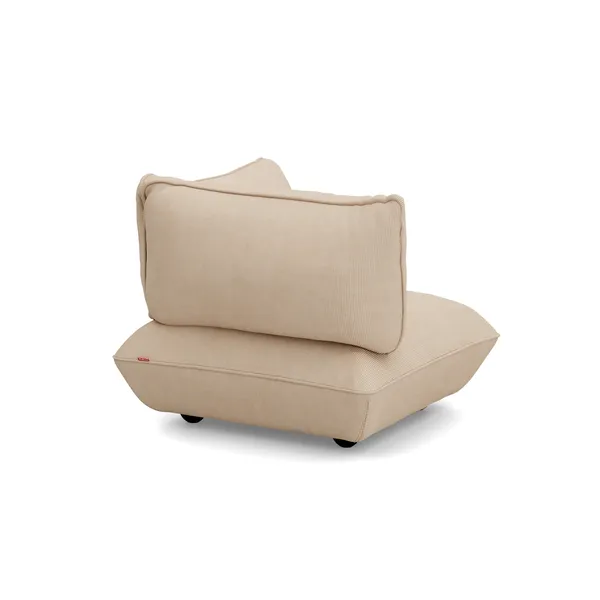 Sumo Ecksitz Rechts Aus Recyceltem Cord, Beige