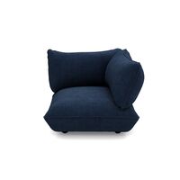 Sumo Recycled Cord Corner Seat Right Deep Blue