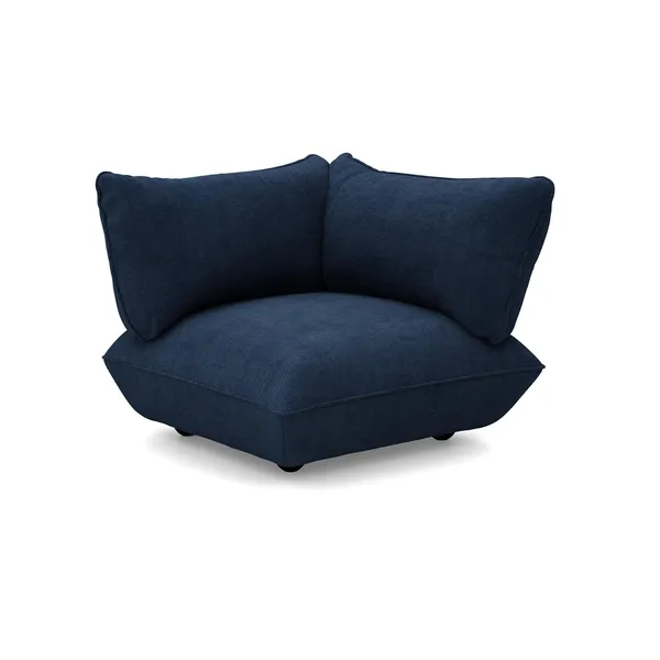 Sumo Recycled Cord Corner Seat Right Deep Blue